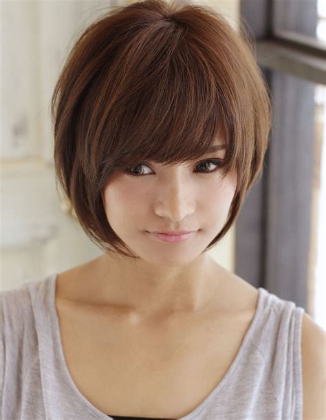 short asian hair female|short haired japanese women.